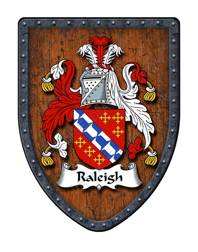 Raleigh Family Coat of Arms Shield