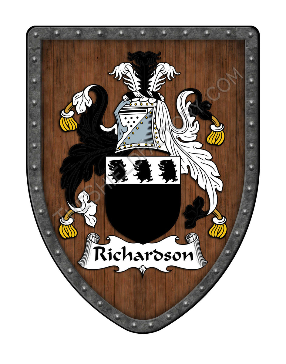 Richardson Family Coat of Arms Shield – My Family Coat Of Arms