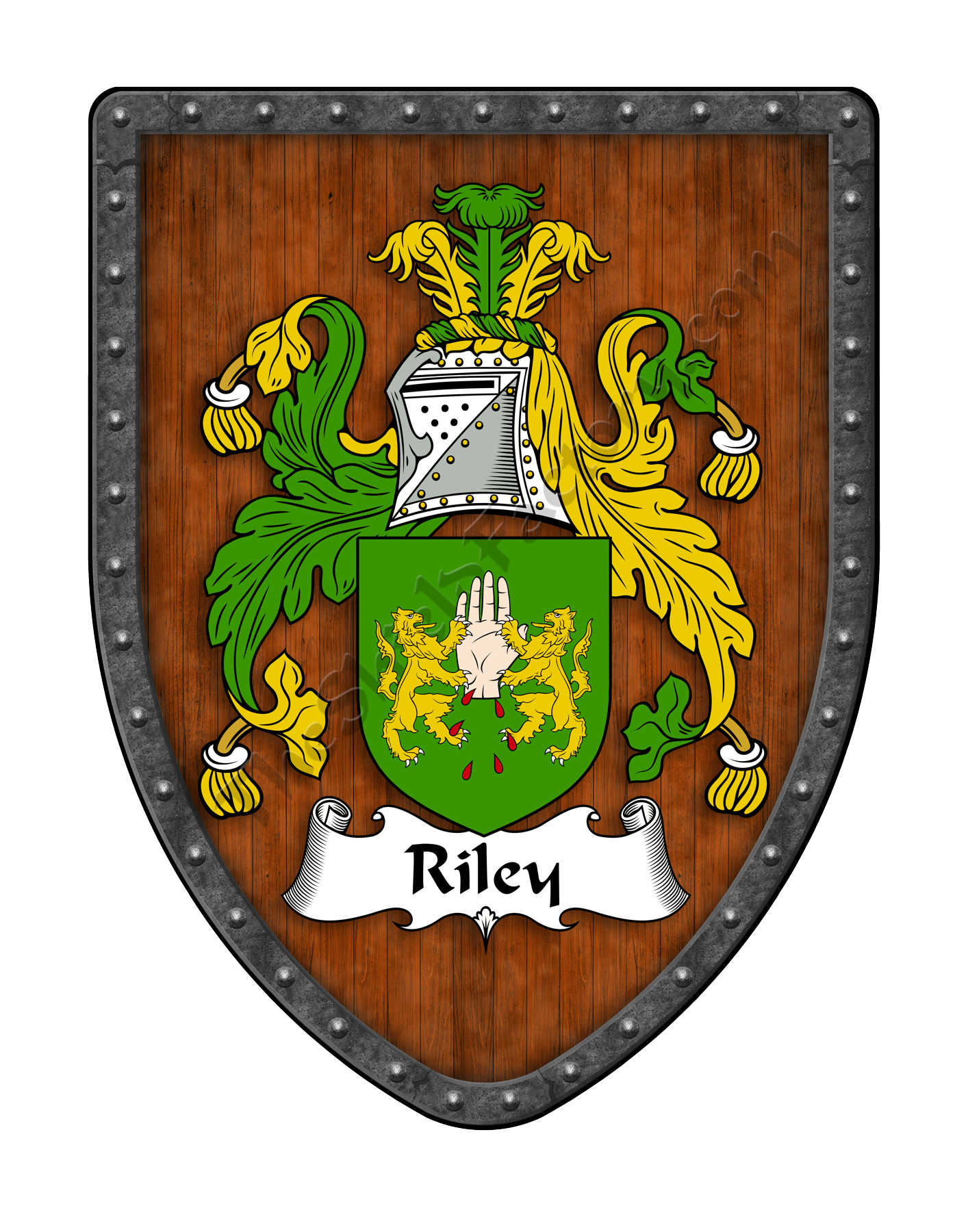 Riley Family Coat of Arms Shield – My Family Coat Of Arms