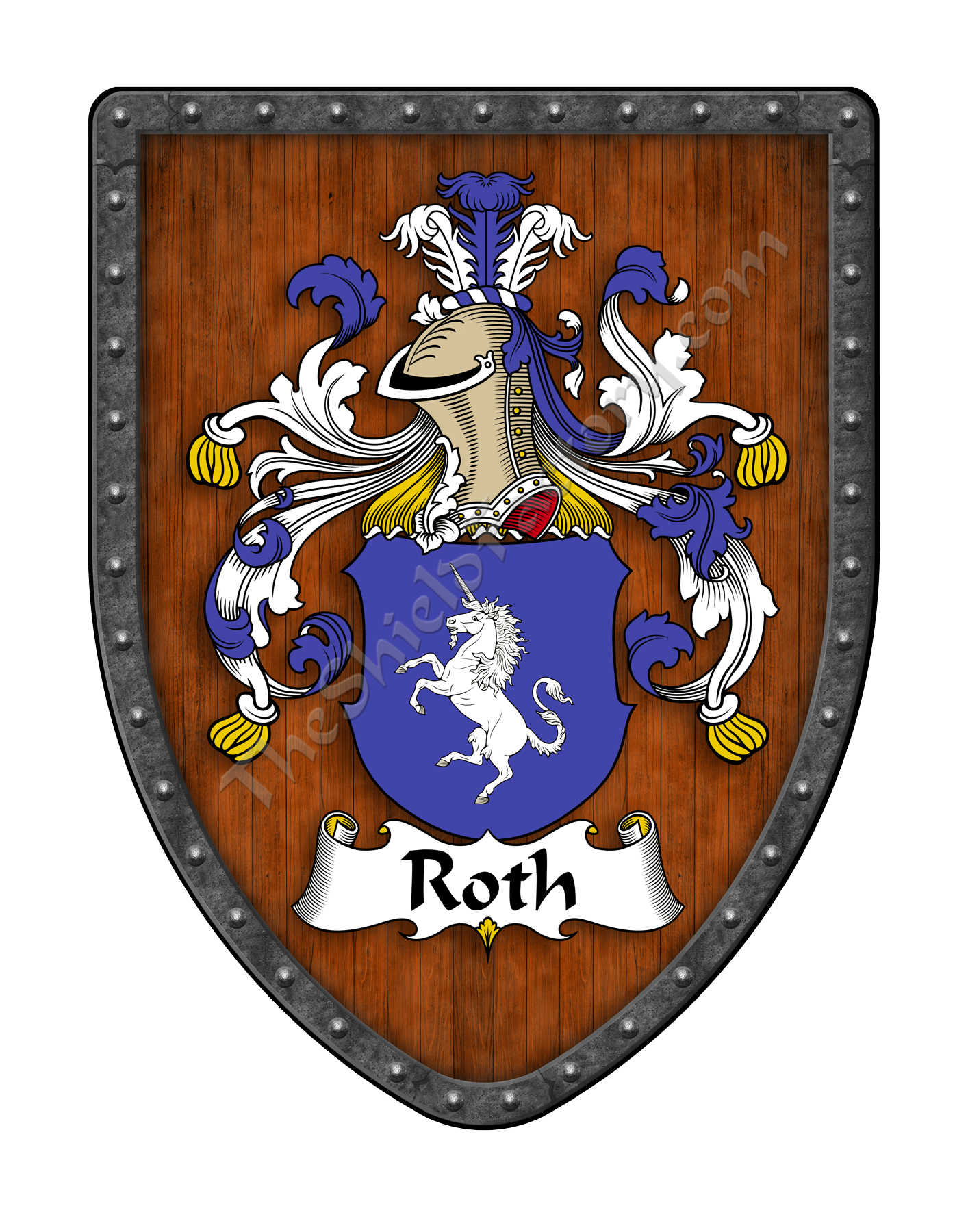 Roth Coat of Arms Family Crest Shield – My Family Coat Of Arms