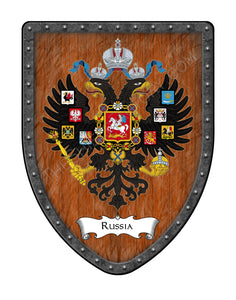Russia Country Coat of Arms Shield