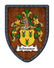 Load image into Gallery viewer, Schroder Schroeder Coat of Arms