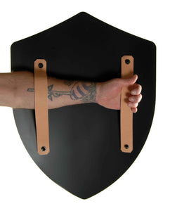Custom Battle Style 4 Point Shield with Leather Straps