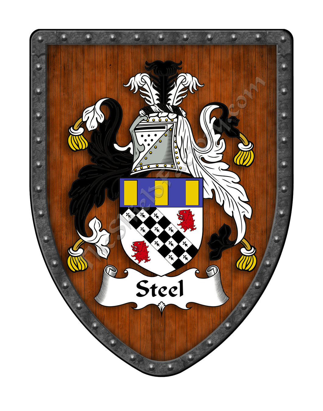 Steel Steele Coat of Arms Family Crest