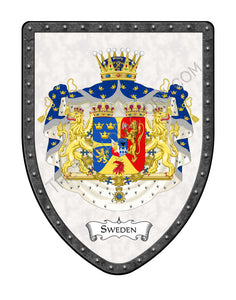 Sweden Coat of Arms Shield