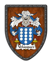 Load image into Gallery viewer, Velásquez  Velázquez Family Coat of Arms