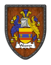 Load image into Gallery viewer, Weaver Coat of Arms Family Crest