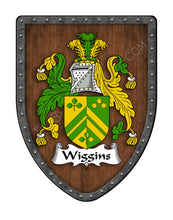 Load image into Gallery viewer, Wiggins Coat of Arms Family Crest